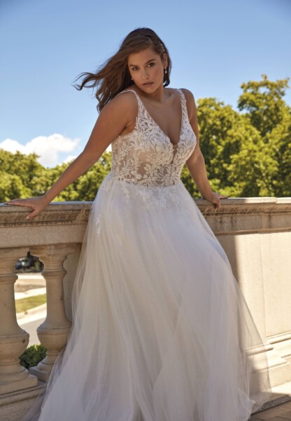 30154W-D15-BL Tulle